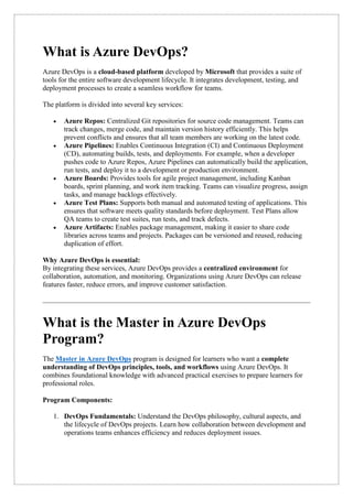 Complete Guide to Azure DevOps Training.pdf