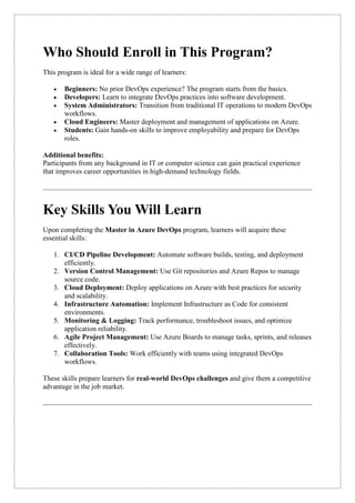 Complete Guide to Azure DevOps Training.pdf