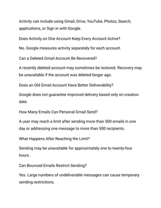 Trusted Method to Buy Aged Gmail Accounts In 2026 (PVA ... | PDF