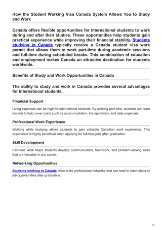 Complete Guide To Canada Student Working Visa For International ...