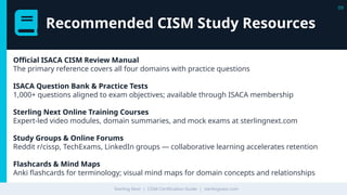 Isaca Study Notes Complete Guide to CISM Certification for Security Professionals | PPTX