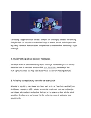 Complete Guide to Crypto Exchange Development ppt(1).pptx