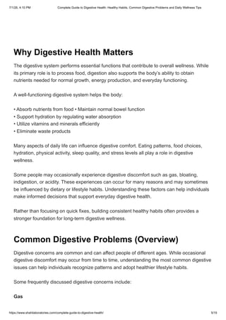 Complete Guide to Digestive Health_ Healthy Habits, Common Digestive ...