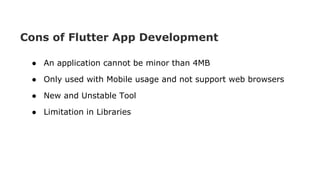 Complete guide to flutter app development | PPT