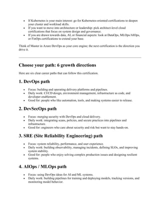 Complete Guide to Mastering Azure DevOps for Career Growth | PDF