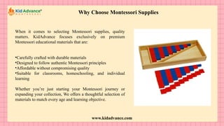 Complete Guide to Montessori Supplies for Home & Classroom Learning.pptx