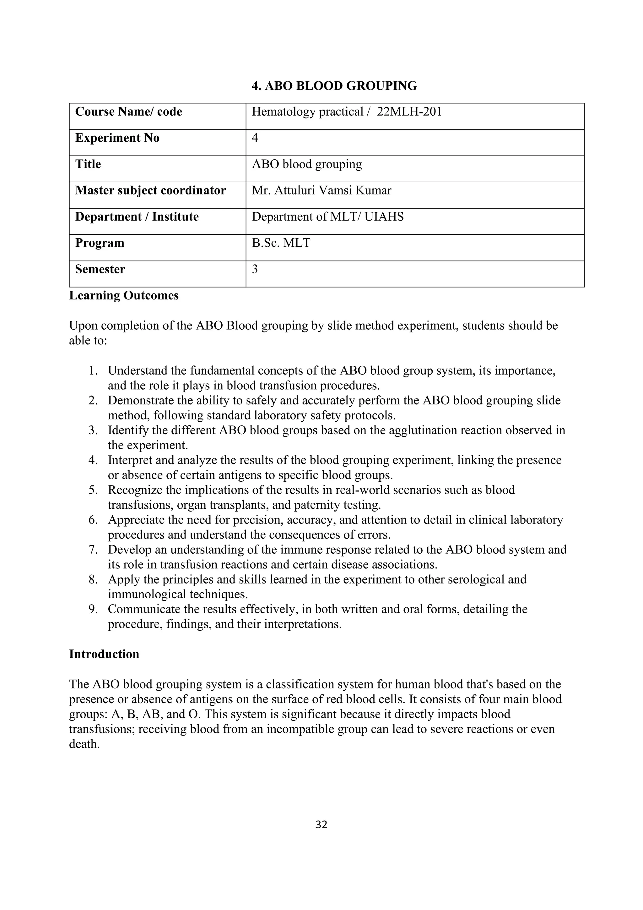 Complete Hematology Lab Manual 22mlh 201 Pdf Complete Hematology Lab Manual 22mlh 201 Pdf