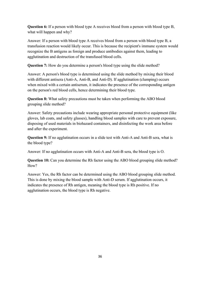 Complete Hematology Lab Manual_22MLH-201.pdf | First Aid | Injuries
