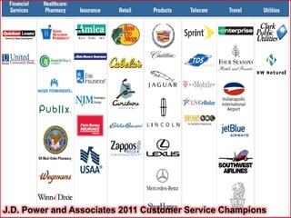 J.D. Power and Associates 2011 Customer Service Champions
 