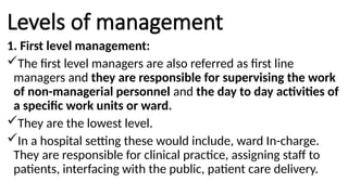 COMPLETE HEALTH MANAGEMENT SYSTEM NOTES FOR SENIOR NURSING STUDENTS | PPTX