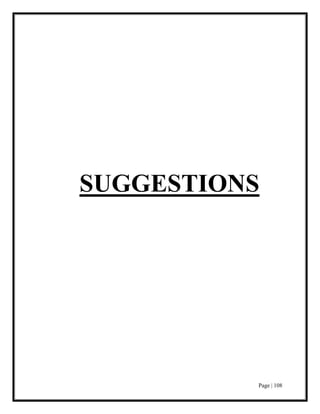 Page | 108
SUGGESTIONS
 