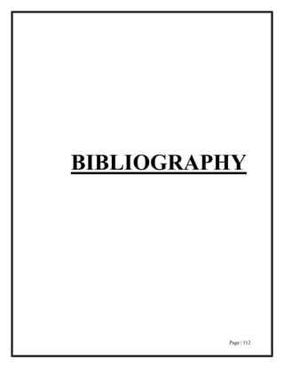 Page | 112
BIBLIOGRAPHY
 