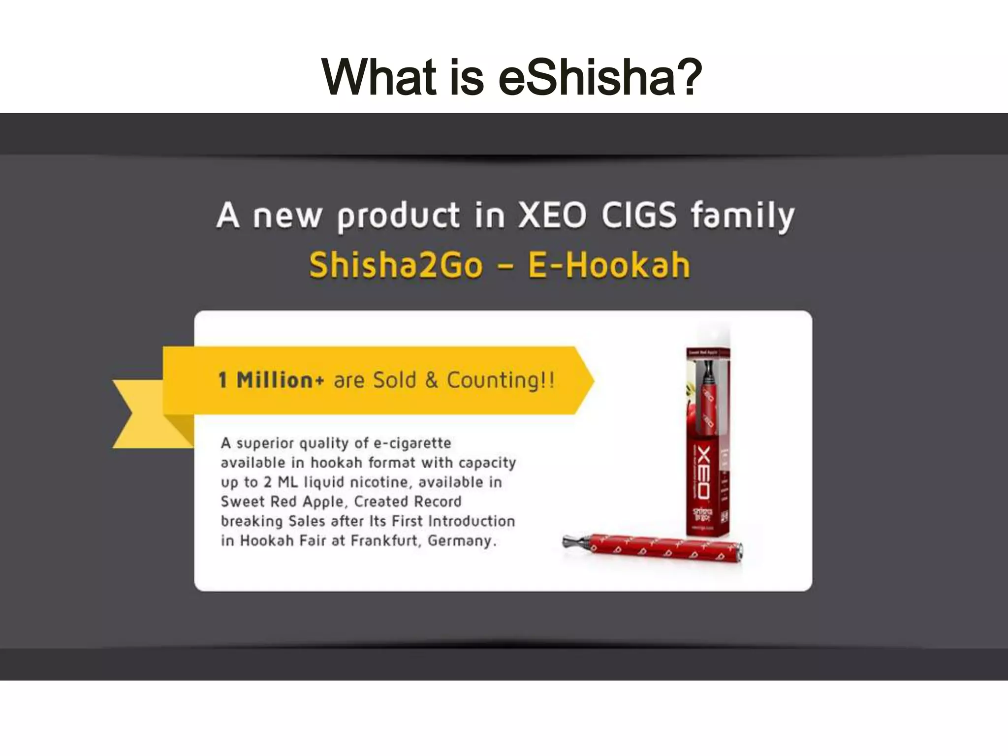What is eShisha?