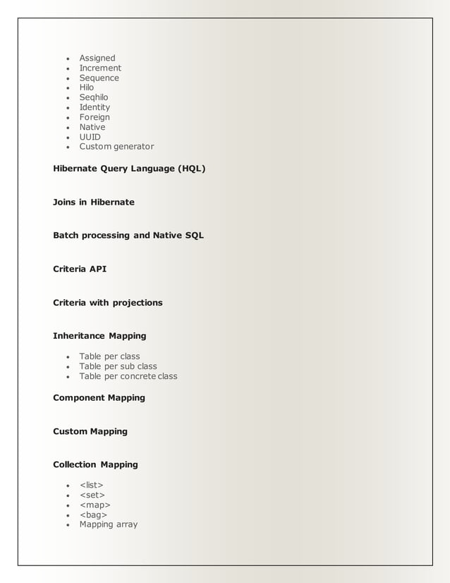 Complete java syllabus 7448062045 Yesdo Sddd | PDF
