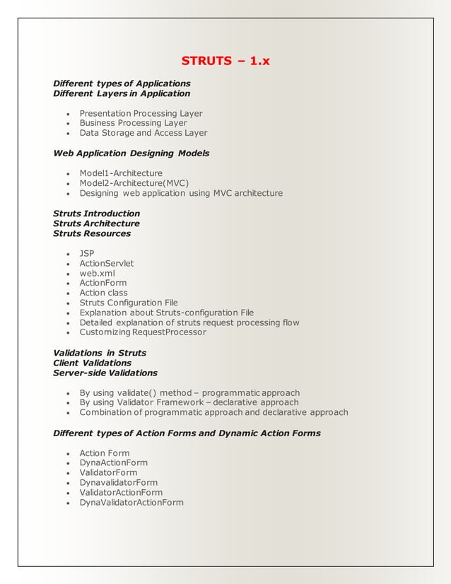 Complete java syllabus 7448062045 Yesdo Sddd | PDF