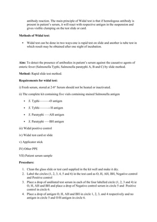 Wdial Test Hyper Kit.pdf Immunology & Bacterial serology Lab manual | PDF