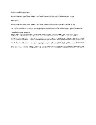 Complete list of medical books | DOCX