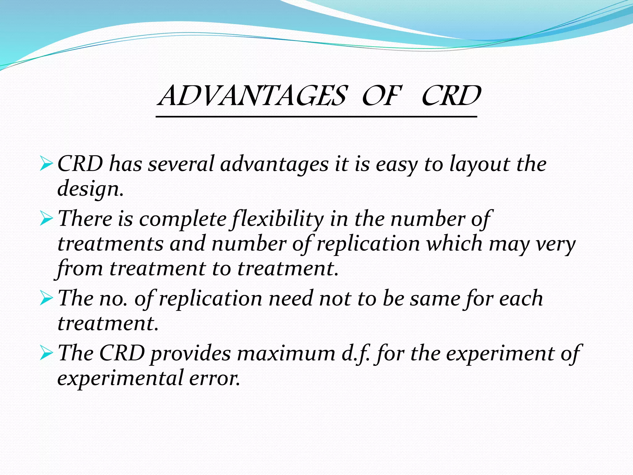 Completely randomized design | PPTX