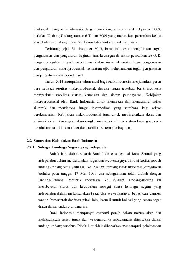 Contoh Makalah Bank Indonesia Sebagai Bank Sentral - Terkait Bank