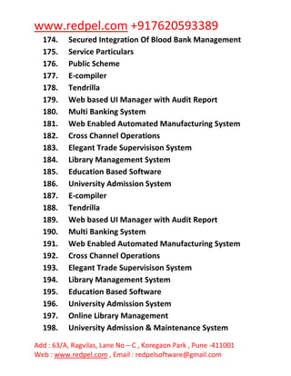 java / dot net mini projects list | PDF
