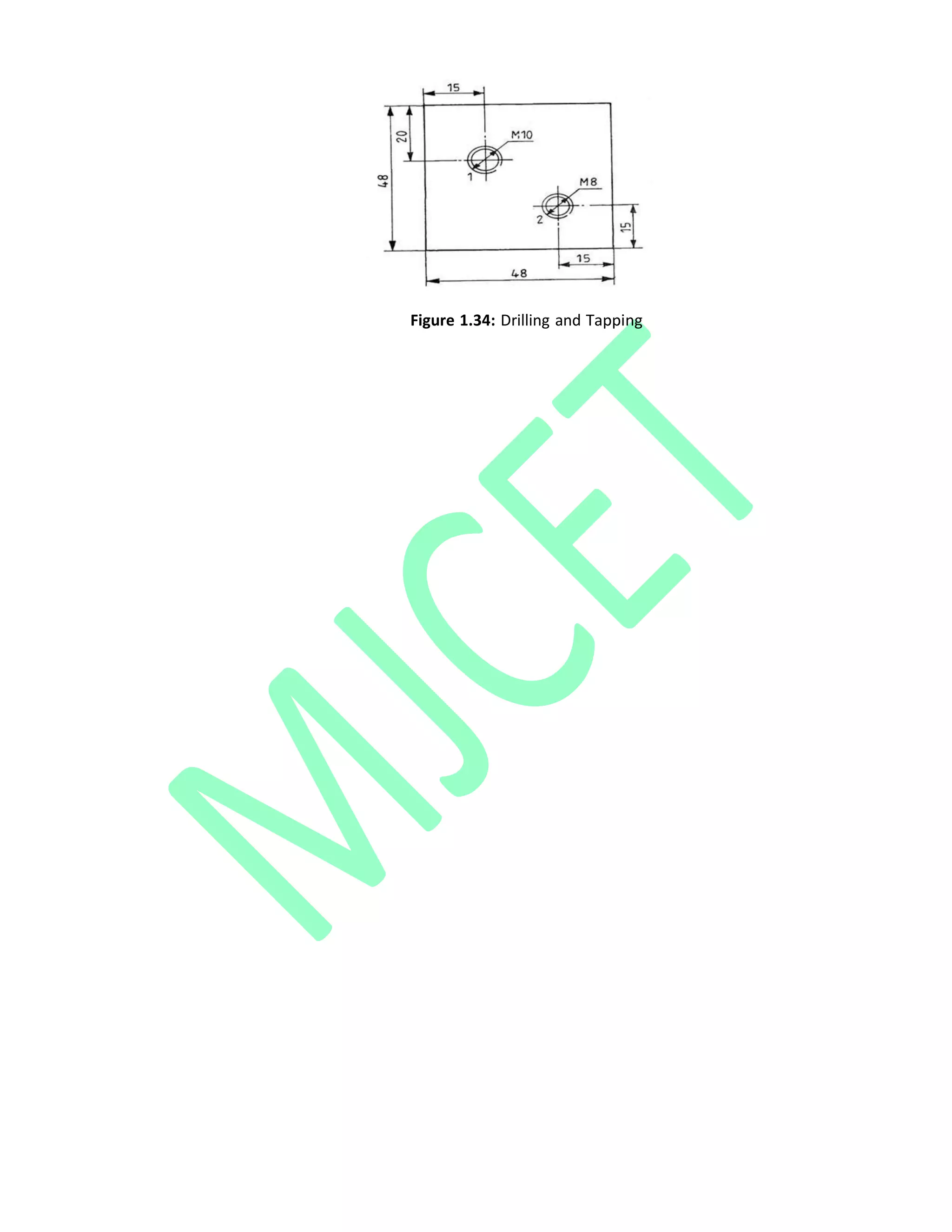 Figure 1.34: Drilling and Tapping
 