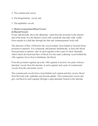 Complete notes on earthworm 11 | DOCX