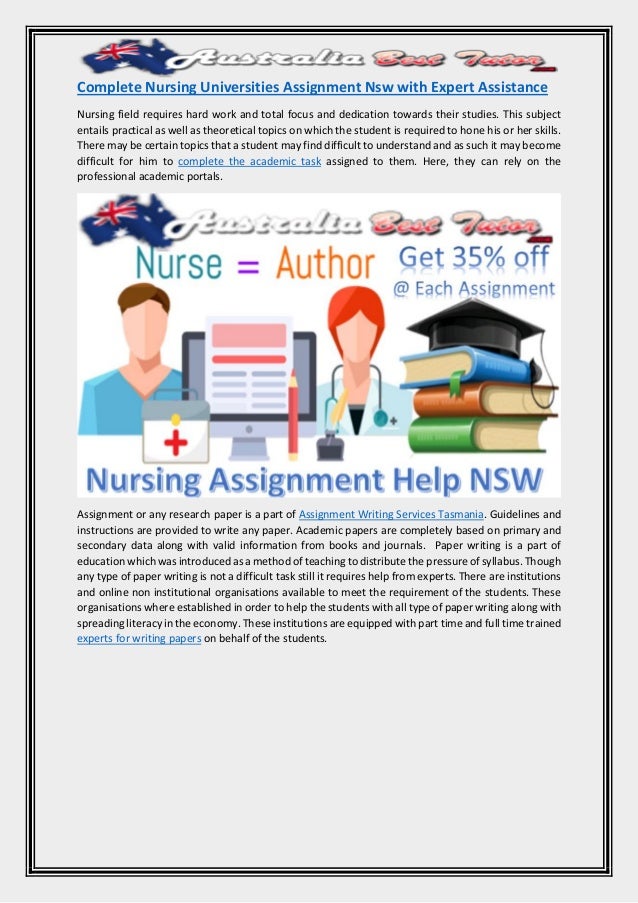 Assignment help nsw