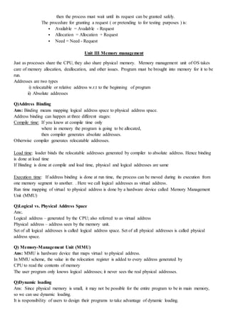 Complete Operating System notes | DOCX