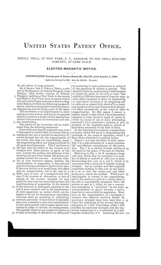 Complete patents nikola_tesla