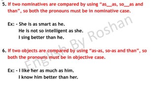 Complete Pronoun of parts of speech for ssc cgl | PDF