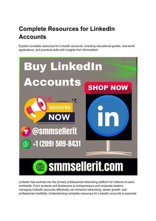 Complete Resources for LinkedIn Accounts.pdf