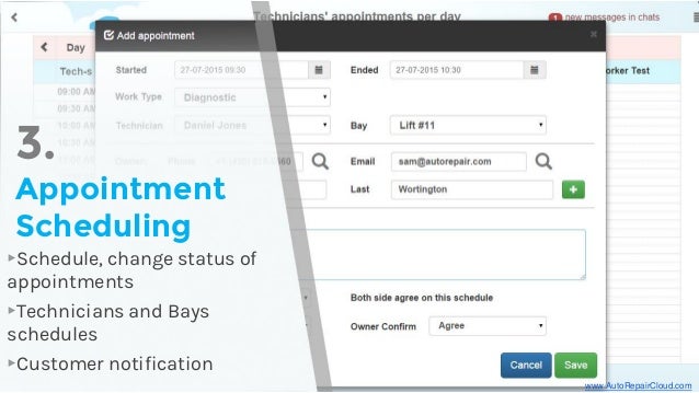 auto repair appointment software