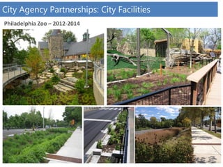 Philadelphia Zoo – 2012-2014
City Agency Partnerships: City Facilities
 