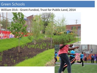 William Dick : Grant-Funded, Trust for Public Land, 2014
Green Schools
 