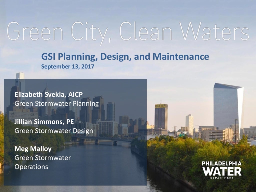 Philadelphia Water Department, Green City Clean Waters Program