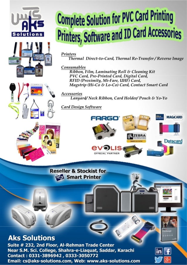 complete solution for pvc card printing and rfid card printing