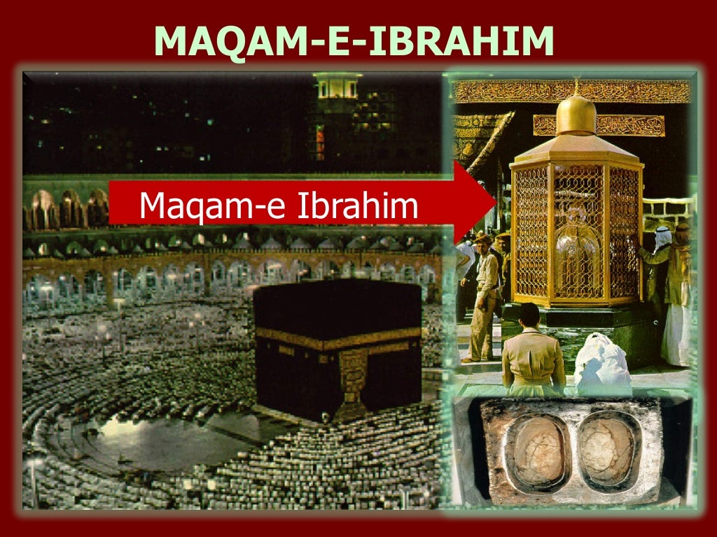 Image result for maqam ibrahim di ka'bah