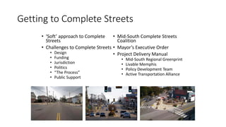 Anchoring Complete Streets in Memphis 3.0 | PDF