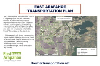 Oct. 19 Complete Streets Open House Boards | PDF
