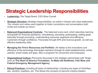 Target Corporation - Strategic Analysis | PPTX