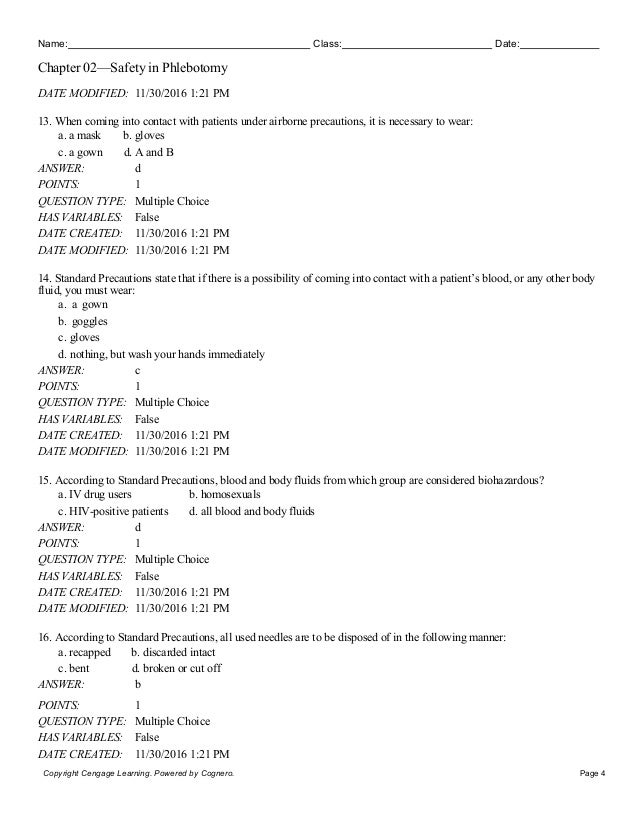 Specimen collection case study picture
