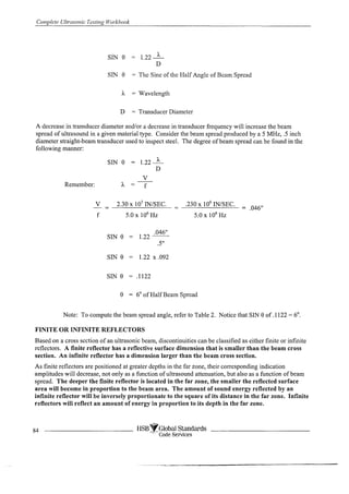 Complete ultrasonic testing work book
