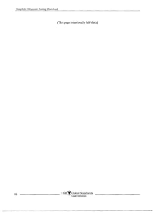 Complete ultrasonic testing work book