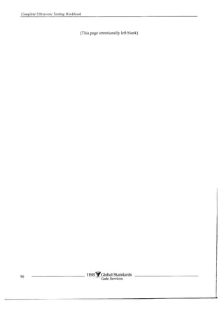 Complete ultrasonic testing work book