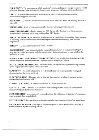 Complete ultrasonic testing work book