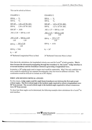 Complete ultrasonic testing work book