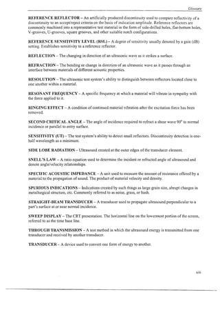 Complete ultrasonic testing work book