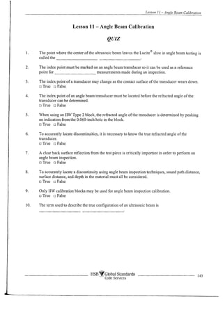 Complete ultrasonic testing work book