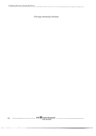 Complete ultrasonic testing work book