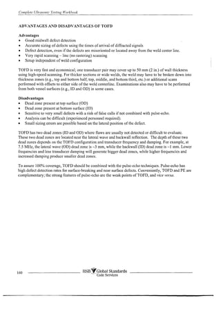 Complete ultrasonic testing work book